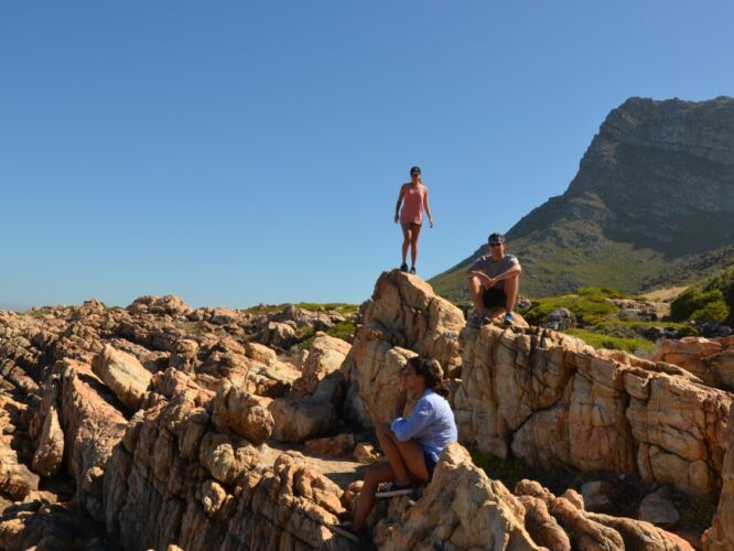 The crew looking cool