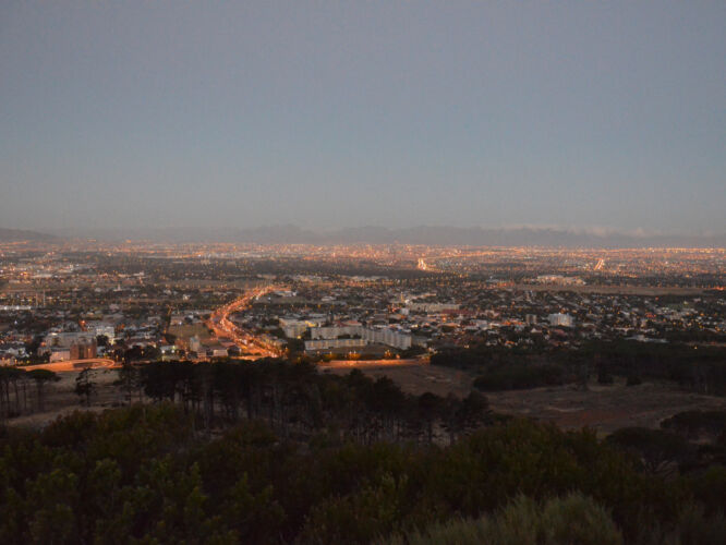 Observatory lighting up