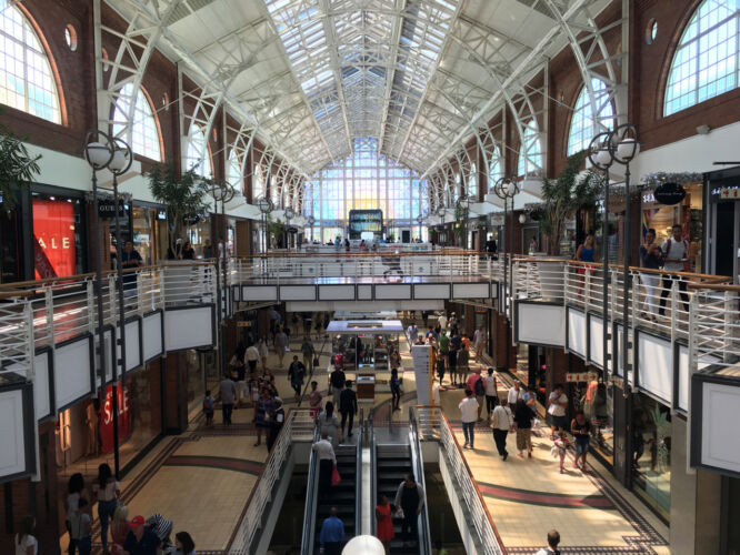 The V&A Waterfront mall