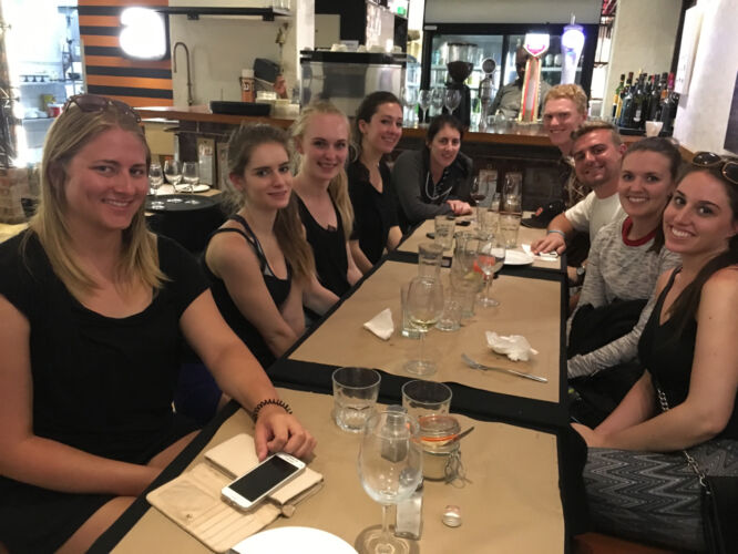 Dinner at Arnold on Kloof