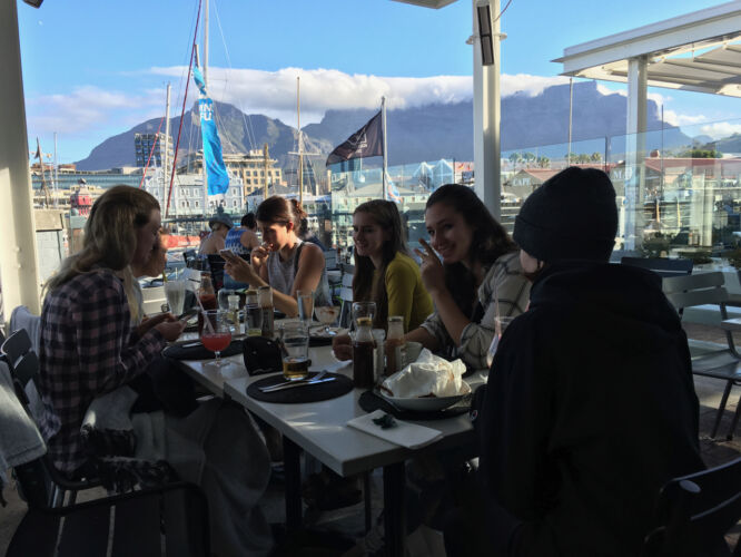 Beers on the waterfront