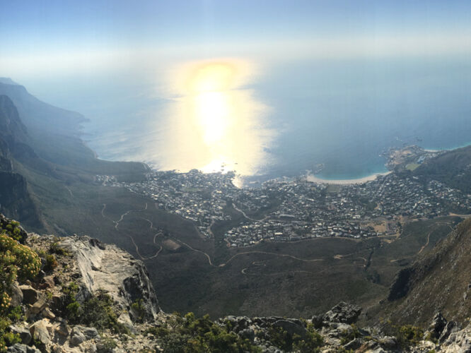 Sunset view from Table Mountain