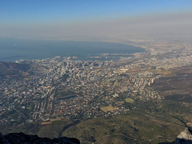 Cape Town from above