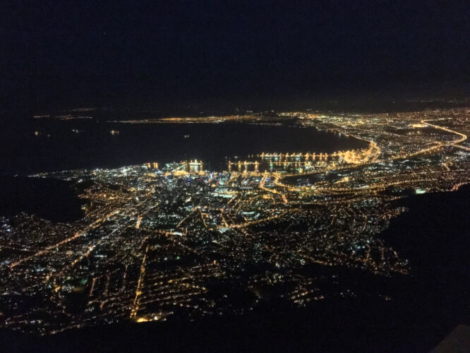 Brighter as the sun set