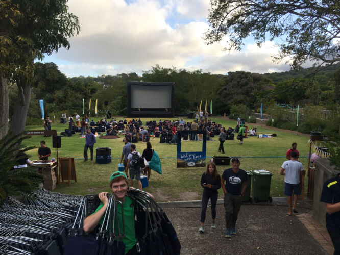 Outdoor cinema