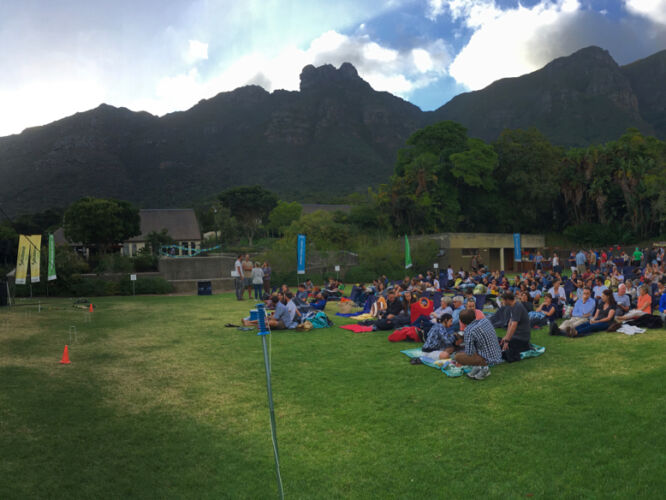 Movies under the mountains