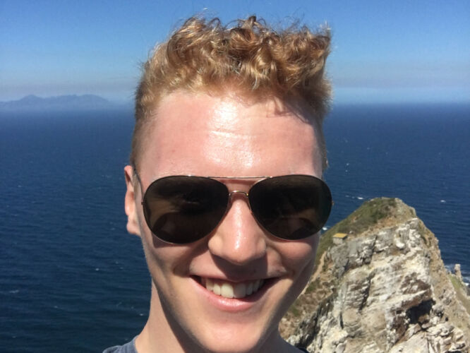 Selfie on the lighthouse