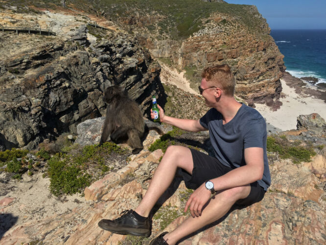 First time getting rejected by a baboon, not the last