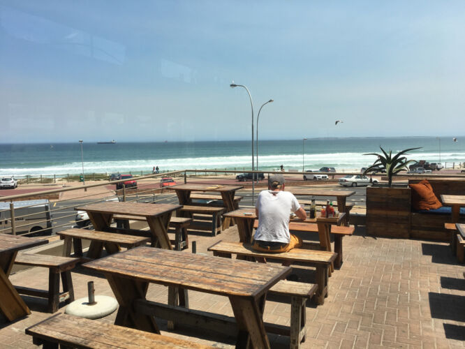 Deck at Jerry's Burgers