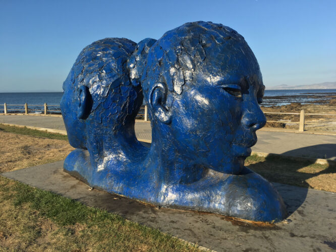 Cool sculpture on Sea Point