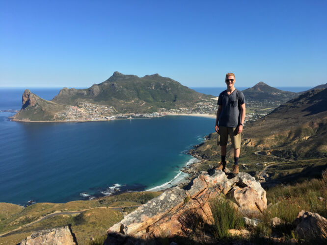 Standing above Hout Bay