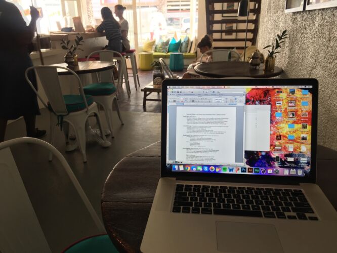 Prep before meeting Sarah