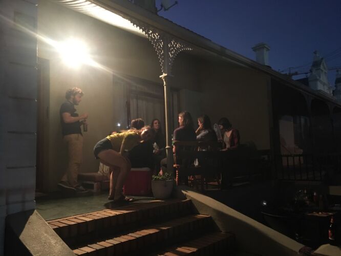 Night falling on a Disa braai