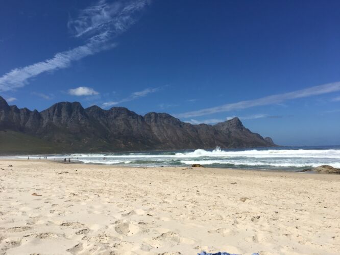 Chilling on Kogel Beach