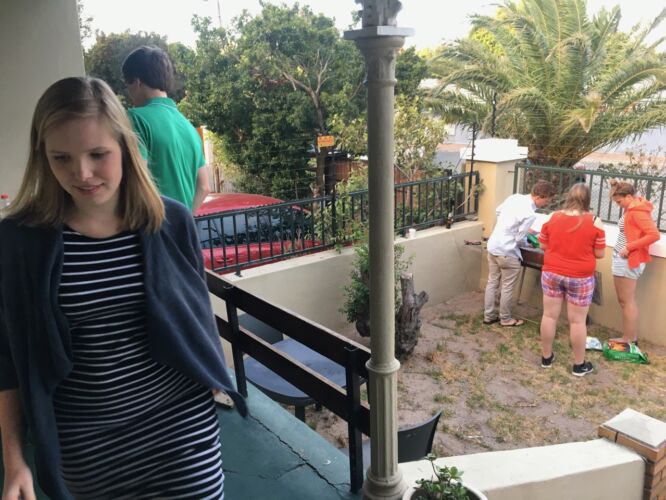 Liesbeth's birthday braai