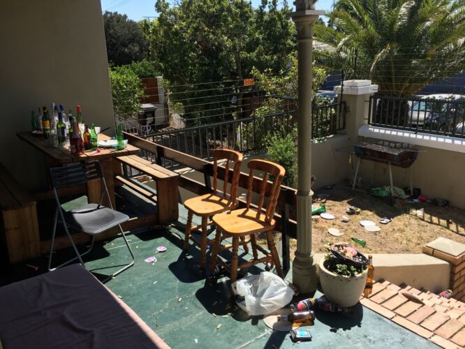 Fun mess I got to clean up