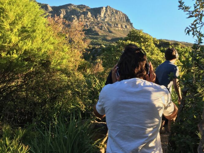 Putting on our headphones