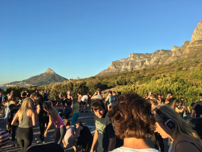 Dancing under the 12 Apostles