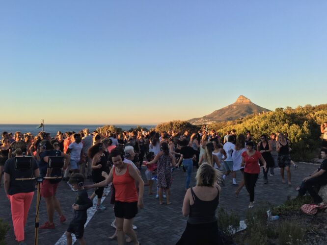 Dancing under the 12 Apostles