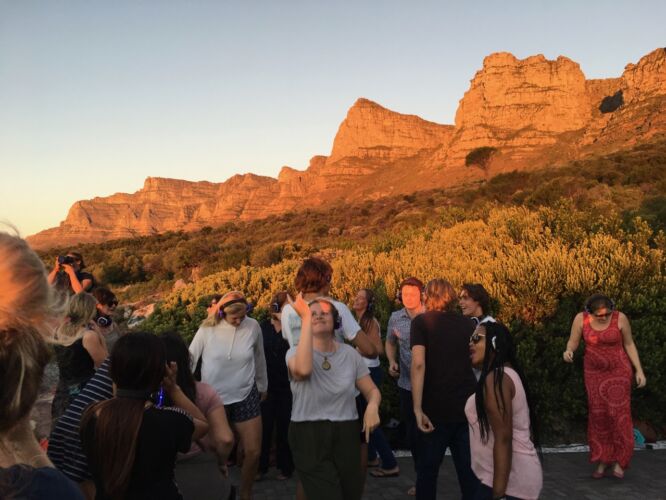 Dancing under the 12 Apostles