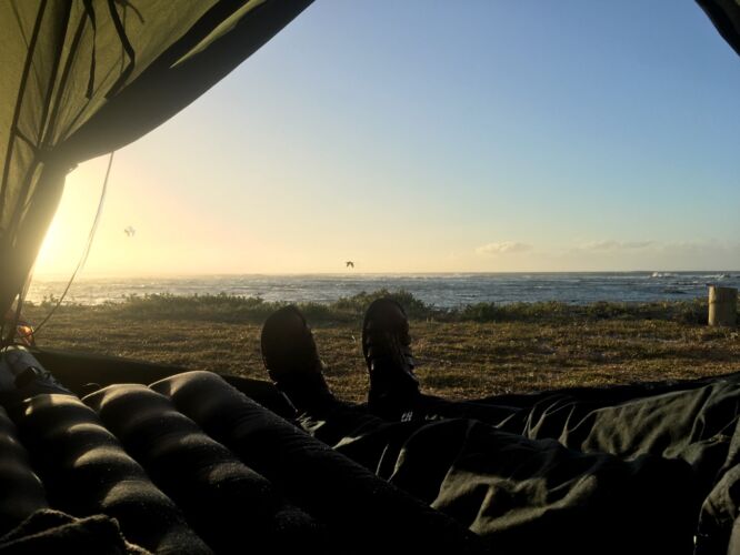 Sunrise from my tent