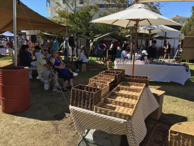 Farmers market in Hermanus