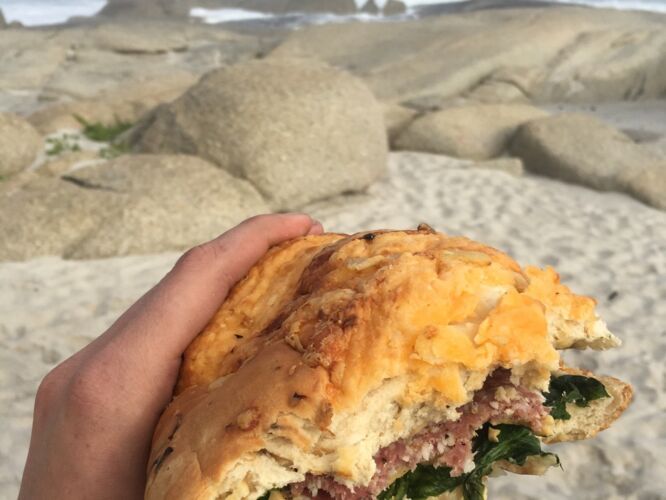 Fat sandwich for breakfast