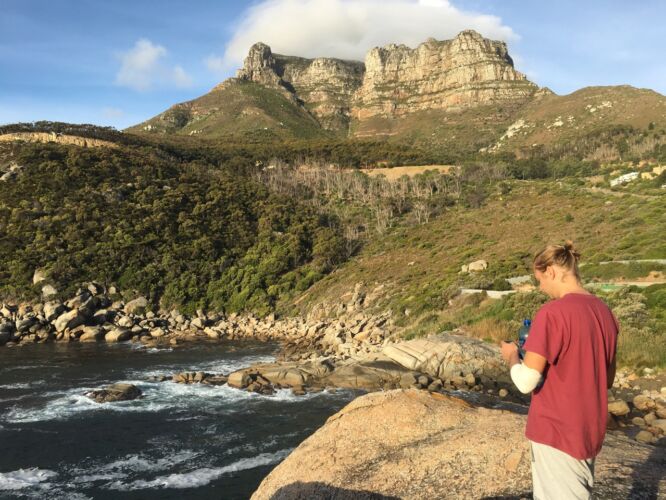 The end of Table Mountain