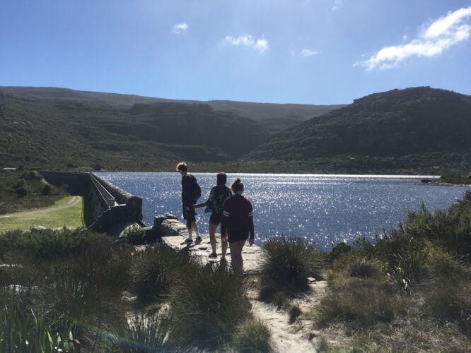 Heading along the table top