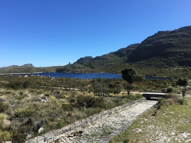 Walking along the reservoirs