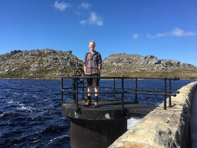 Walking along the reservoirs