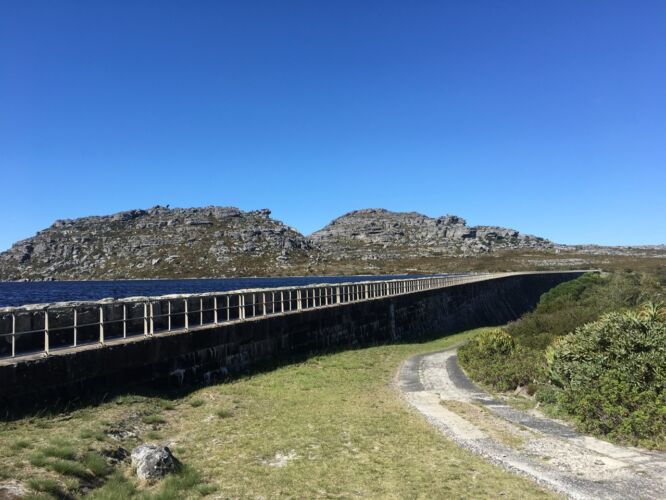 Walking along the reservoirs