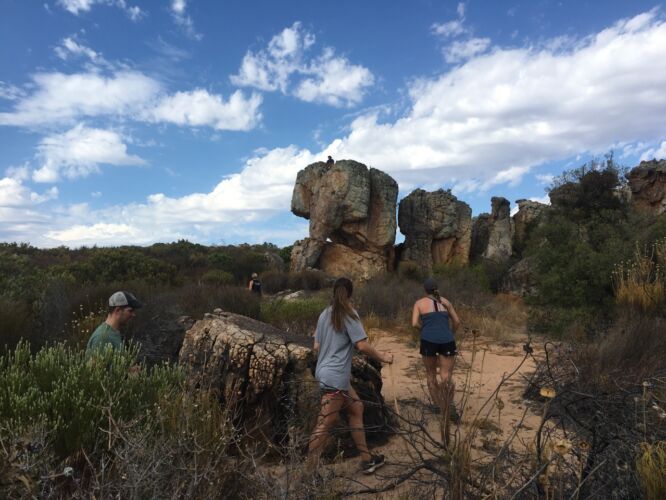 Arriving at Elephant Rock