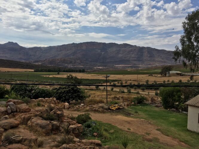 View from the wine tasting