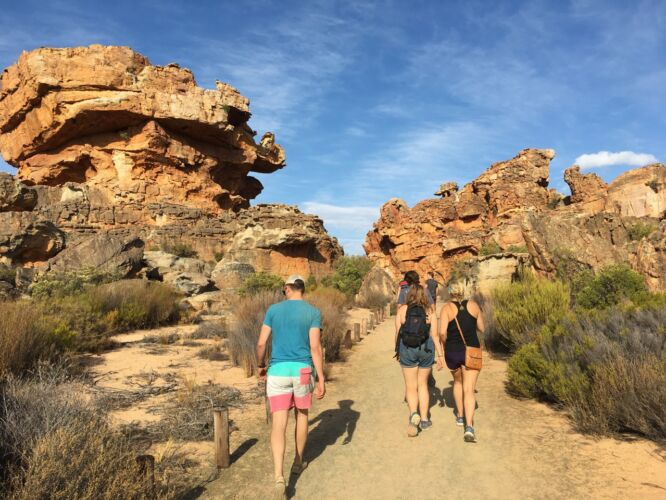 Heading to Stadsaal Caves