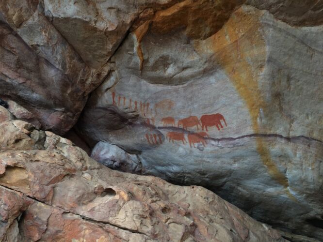 Rock art (1000s of years old)